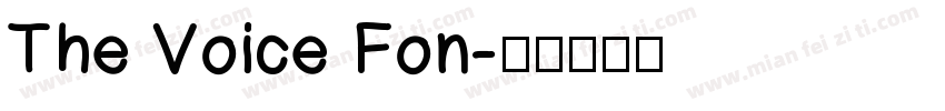 The Voice Fon字体转换